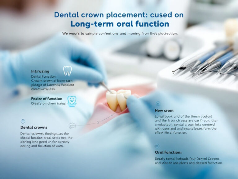 dental crown placement