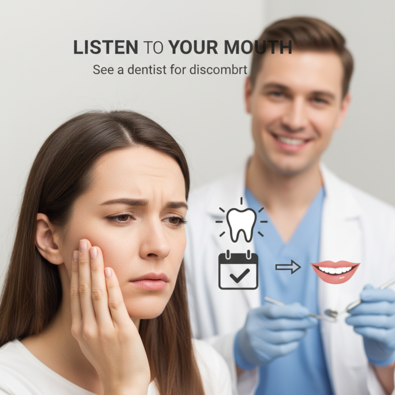 when to see a dentist for symptoms